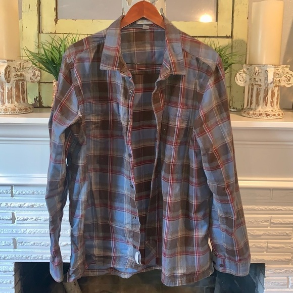 Horny Toad Men’s Organic Cotton Flannel Multi-Color Button Down Long Sleeve xl - Picture 1 of 5